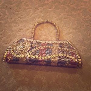Festive Multicolored Clutch